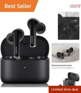 Wireless Earbuds Plastic In-Ear 24-Hr ANC Sweat Resistant 3 Mic Music Calls - Picture 1 of 9