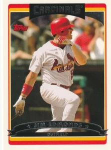 2006 Topps FACT...INSERT ROOKIE CARD AJIM EDMONDS #4 0F 5 (MINT) READY TO GRADE - Bild 1 von 2