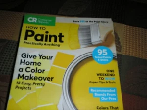 Consumer Reports : HOW TO PAINT PRACTICALLY ANYTHING . magazine M-5 - Picture 1 of 2