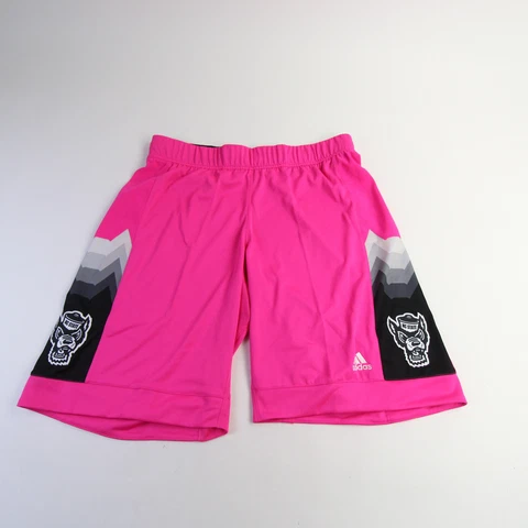 NC State Wolfpack adidas Game Shorts Women's Hot Pink New Cover