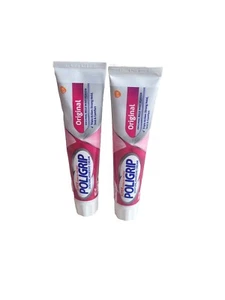 SUPER POLIGRIP starke Prothese Kleber Creme Original 2,40oz Exp:06/25, 2er-Pack - Bild 1 von 2