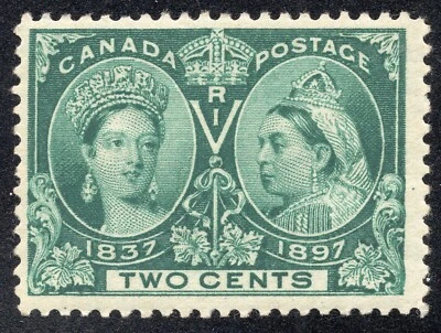 Canada #52 2c Jubilee Unused Scott CV $37.50 - Image 1 of 2