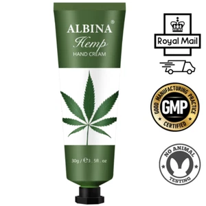 ALBINA Hemp Hand Cream Cracked Dry Skin Anti Aging Moisturiser Free Post 30g - Picture 1 of 3