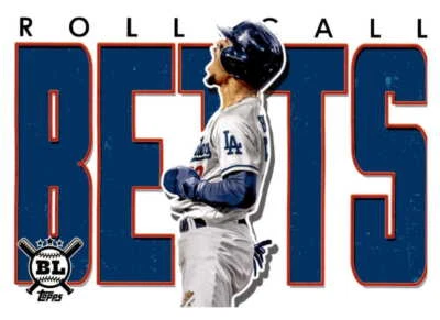 2020 Topps Big League Roll Call Mookie Betts  RC-20 - Image 1 of 2