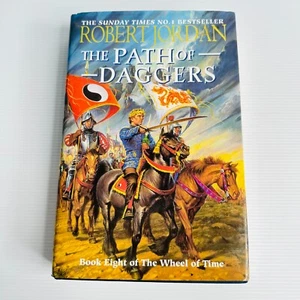 Robert Jordan - The Path of Daggers Wheel of Time Book 8 Fantasy Hardcover - Picture 1 of 9