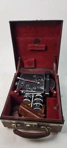 Vintage 1953 Pallard Bolex H16 16 mm Camera with Leather Case and Kodak Film - Picture 1 of 17
