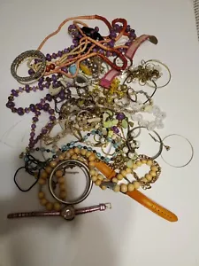 Kostüm Schmuck Vintage Neu Set Gemischte Armbänder Halskette Stifte Uhren Ohrringe 1 - Bild 1 von 5