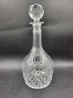 Samobor Kristal Glass Decanter Lead Crystal Hand Made Croatia Fauceted Stopper