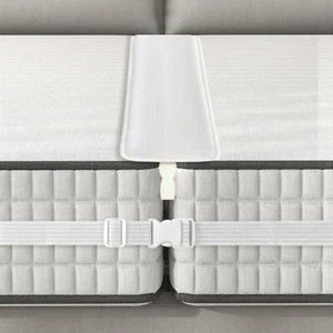 9” Wide Bed Bridge Foam Padded Split King Gap Filler for Adjustable Bed w/Strap - Picture 1 of 8