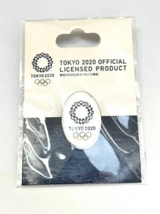 Tokyo 2020 Olympic Official Pin Oval Emblem NEW SEALED Licensed Goods - Bild 1 von 2