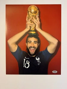 Foto autografiada firmada por Nabil Fekir 11x14 certificado de autenticidad PSA/ADN FRANCIA 2018 COPA DEL MUNDO - Imagen 1 de 3