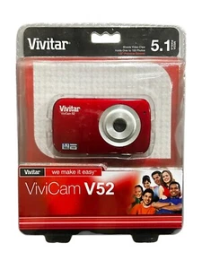 Vivitar V52-RED 5.1 Mega Pixel Camera with 1.5 tft - Picture 1 of 2