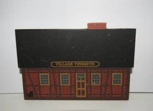 The Cats Meow Village Tinsmith Wood Building Shelf Sitter Collectible - Picture 1 of 2