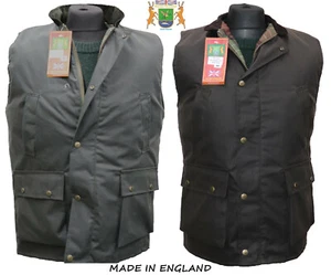Bolton Wax Bodywarmer von Hunter Outdoor Größen von SMALL bis 6XL - Bild 1 von 22