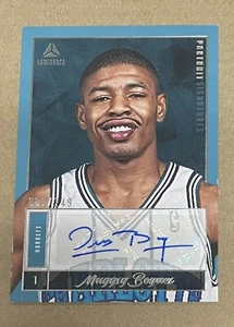 2022-23 CHRONICLES LUMINANCE AUTO 001/149 JERSEY NUMBER 1/1 MUGGSY BOGUES JF - Picture 1 of 2