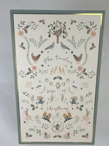 Laura Ashley 12 Days of Christmas Countdown calendar 12 empty boxes advent box - Picture 1 of 21