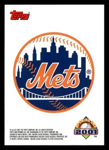 2001 Topps Opening Day New York Mets # Stickers New York Mets - Picture 1 of 1