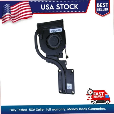 Dell Latitude 14" E6440 OEM CPU Cooling Fan w/Heatsink VTNGR AT0VG002ZCL - Image 1 of 4