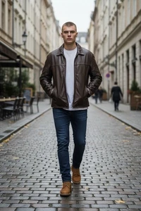 Vintage Dark Brown Perry Ellis XL Men’s HEAVY Quilted Sport Jacket - Picture 1 of 10