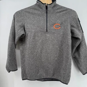 Antigua NFL Chicago Bears Herren XL Quarter Zip Pullover Sweatshirt grau - Bild 1 von 14