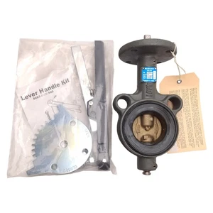 Milwaukee CW223E C2 2in Butterfly Valve w/ Handle, Wafer, Cast Iron Body, 200psi - Picture 1 of 10