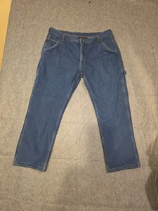 Jeans Key Hombre Pierna Recta Polar Aislado Carpintero Trabajo Azul 40 x 30 0013 - Imagen 1 de 13