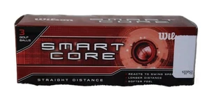 Wilson Smart Core Straight Distance Pack of 3 Golf Balls - Picture 1 of 3