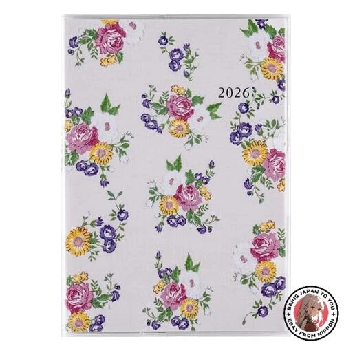 NEW 282 La Fine 2 Planner Takahashi Shoten 2026 Edition Floral Pattern Monthly - Image 1 of 1