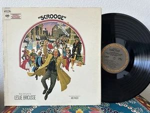 SCROOGE - ORIGINAL SOUNDTRACK LP leslie bricusse TRI-FOLD vinyl columbia VG+ - Picture 1 of 2