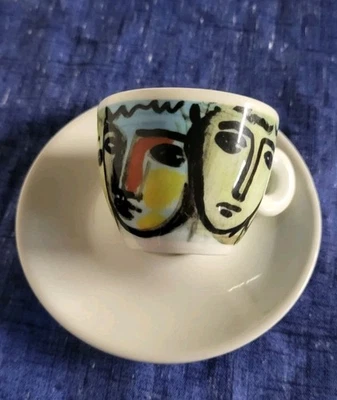 Illy Collection 1994 Tasse  à café Richard Ginori Sandro Chia  - Photo 1/4