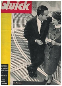 Quick Magazine 2. Februar 1957 Grace Kelly Irene Mann Sophia Loren - Bild 1 von 3