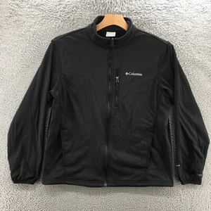 Columbia Omni-Shield Zip Up Sweatshirt Womens Large Black Mock Neck Long Sleeve - Picture 1 of 22