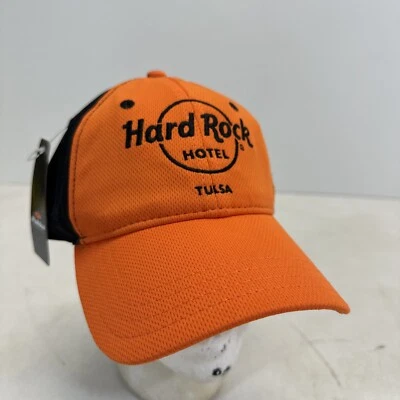 Nuevo con etiquetas Sombrero Pukka Hard Rock Hotel Tulsa Gancho y Lazo Naranja y Negro Foto 1 de 4