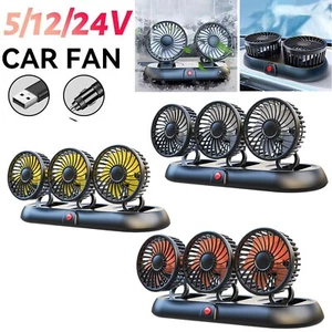 Car USB Fan,Powerful Dashboard Electric Car Fan,360 Degree Rotatable Car - Picture 1 of 21