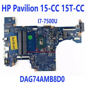 Placa madre para computadora portátil HP Pavilion 15-CC 15T-CC I7-7500U DAG74AMB8D0 926275-601 - Imagen 1 de 3