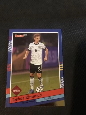 2021-22 Donruss Soccer Road to Qatar Joshua Kimmich Germany Press proof 1991  - Image 1 of 2