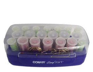 Conair Easy Start Hairsetter Hot 20 Rollers 3 Different Sizes W/ Clips - Picture 1 of 2