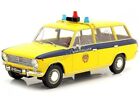1970 Lada 2102 (Seat 124 Familiar) "Policía URSS" Amarillo/Azul 1:18 Triple-9 18