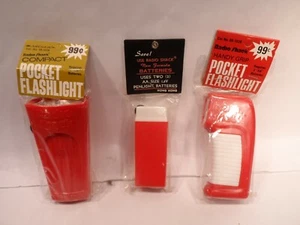 3x NOS Radio Shack Linternas de Bolsillo Vintage ¡Selladas! - Imagen 1 de 3