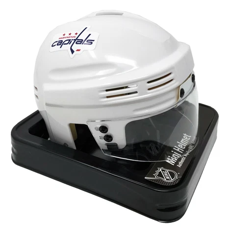 WASHINGTON CAPITALS NHL LICENSED WHITE MINI HELMET Cover