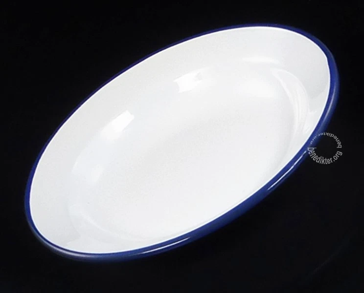 TELLER EMAILLE Ø 22 CM EMAILLIERT CAMPINGTELLER CAMPING Campinggeschirr - Bild 1 von 1