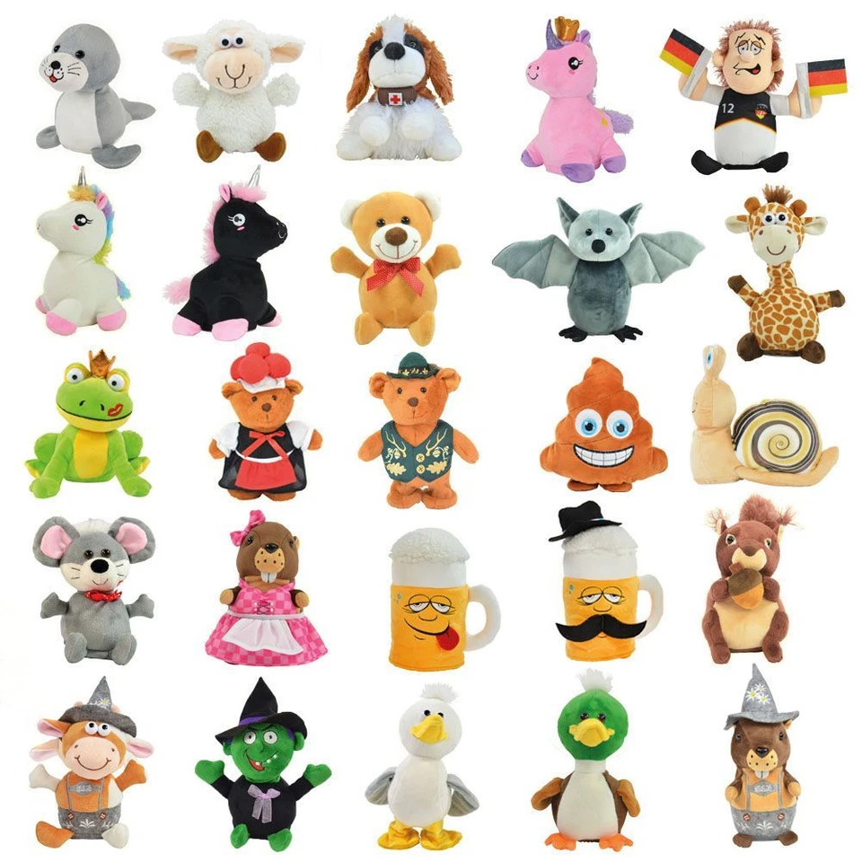 Labertier Kögler Riesen Auswahl Labertiere Sprechen plappert nach Plüsch Neu 2