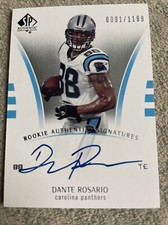 Dante Rosario 2007 Upper Deck SP Authentic Rookie Autograph AUTO RC 0091/1199