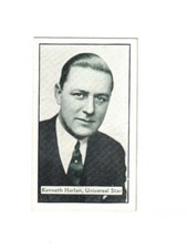Turf Cigarette Card Personality Series Film Stars 1933 No. 40 - Kenneth Harlan