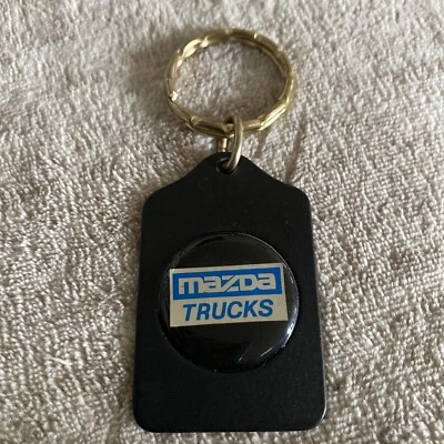 MAZDA TRUCKS Vintage Retro Nuevo de Lote Antiguo Metal Acrílico Llavero Azul Negro Foto 1 de 4