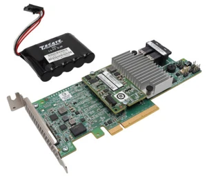 LSI SAS 9361-8i 8-Port 12G SAS LP RAID Controller inkl. Cache Modul & BBU - Bild 1 von 5
