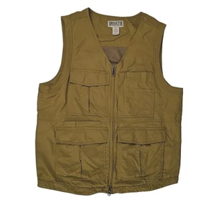 Duluth Trading Cargo Vest Mens Medium Fishing Hunting Work Camp Pockets Gorpcore - Picture 1 of 10