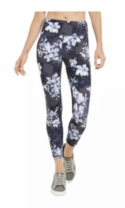 IDEOLOGY Damen Leggings dunkelblau transparent Blumen Größe: L - Bild 1 von 5