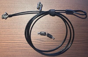 HP Nano Dual zamek kablowy 918433-001 - Zdjęcie 1 z 2