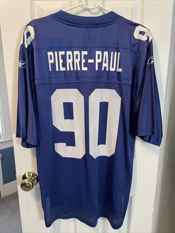 Jason Pierre Paul New York Giants Reebok Men’s Blue Jersey Medium Cover